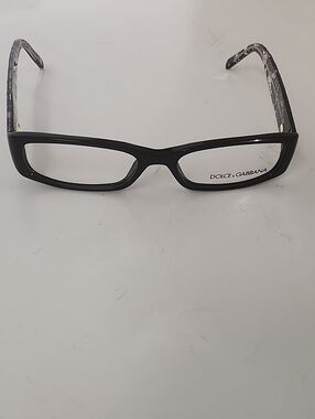 Dolce & Gabbana Eyeglasses Frames DG3063-M 1891 Black Clear Lace 52-16-135